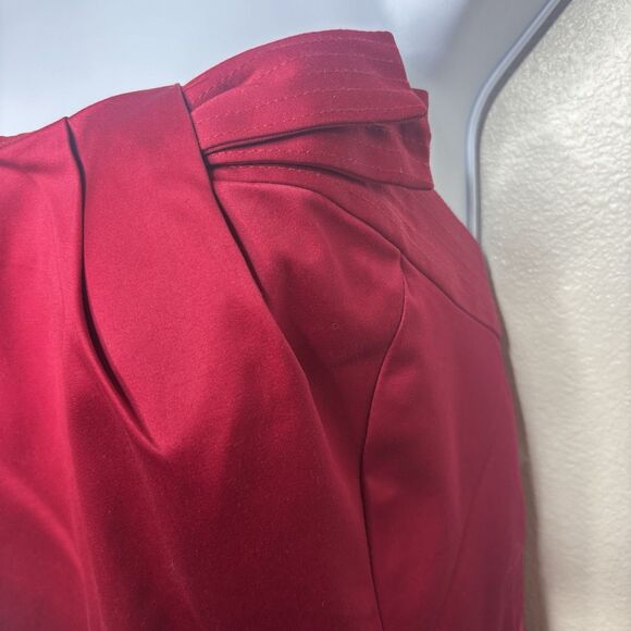 NWT!! David’s Bridal Short Strapless STYLE#84725 Size 16 Color Apple - Picture 6 of 14